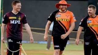 SRH vs KKR, IPL 2021: सनराइजर्स ने टॉस जीत पहले गेंदबाजी का फैसला किया; KKR के लिए डेब्यू करेंगे हरभजन